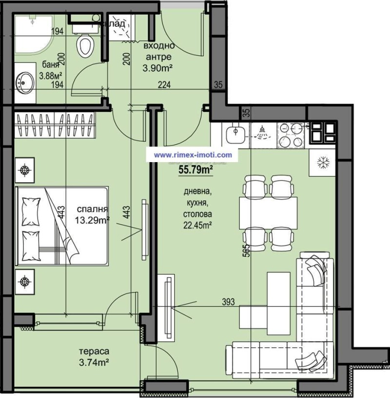 Продава 2-СТАЕН, гр. Пловдив, Христо Смирненски, снимка 1 - Aпартаменти - 48752795