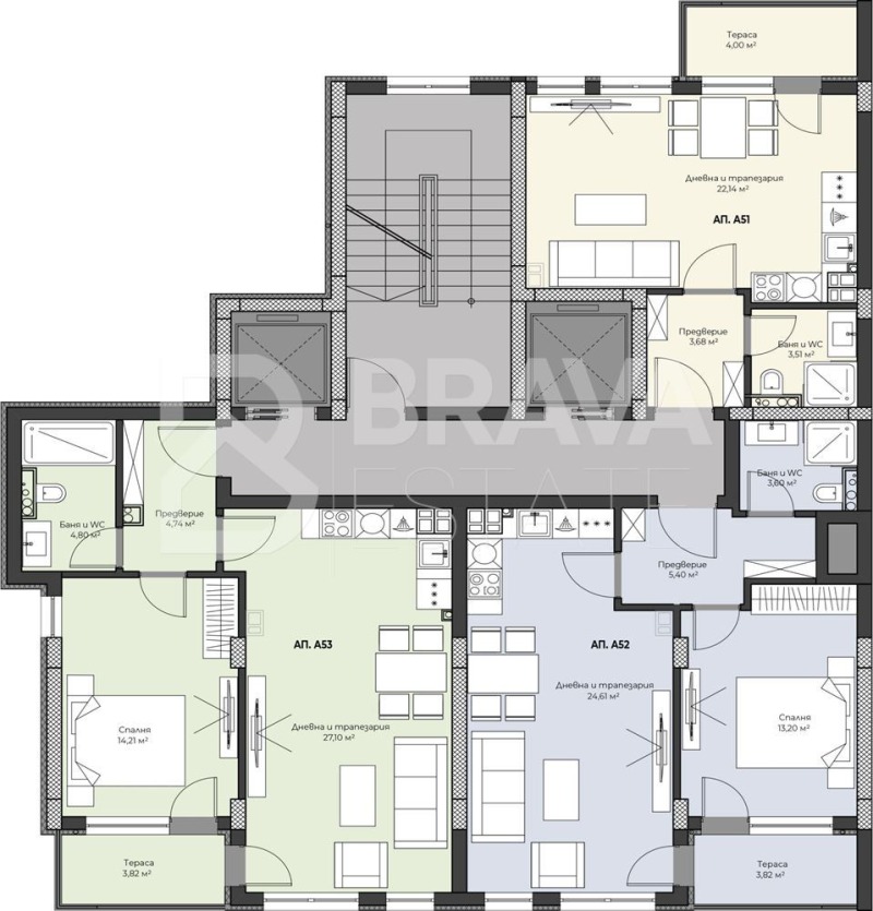 À vendre  1 chambre Plovdiv , Hristo Smirnenski , 79 m² | 43016609 - image [3]