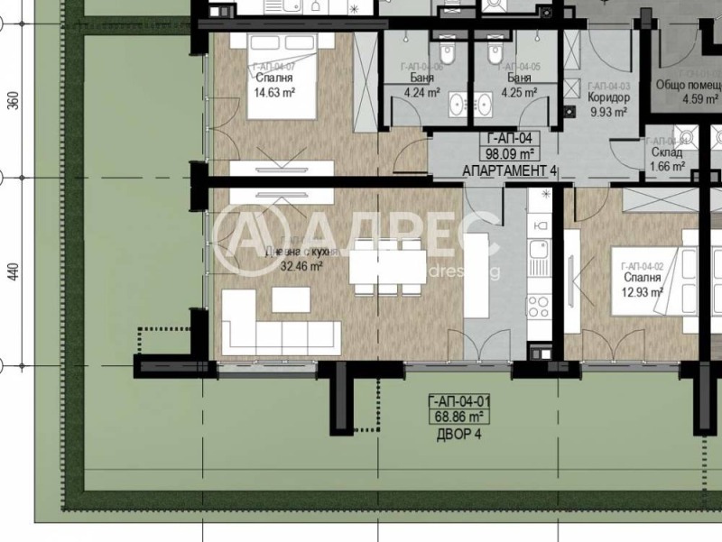 In vendita  2 camere da letto Sofia , Boiana , 119 mq | 77778425 - Immagine [4]