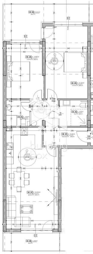 На продаж  2 спальні Пловдив , Кършияка , 143 кв.м | 82445171 - зображення [2]