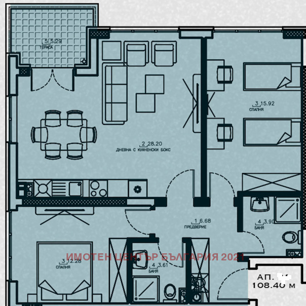 Продава 3-СТАЕН, гр. София, Студентски град, снимка 2 - Апартаменти - 53870049