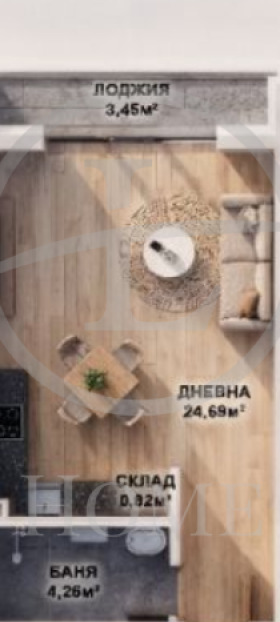 Продава 1-СТАЕН, гр. Пловдив, Кючук Париж, снимка 2 - Апартаменти - 55620554