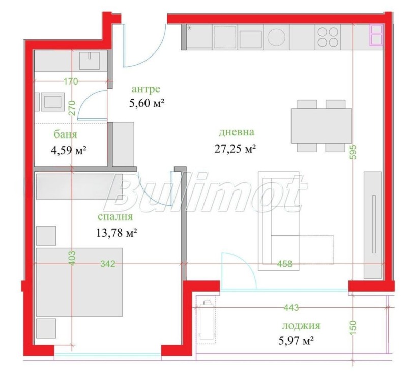 Satılık  1 yatak odası Varna , Troşevo , 80 metrekare | 71083037 - görüntü [16]