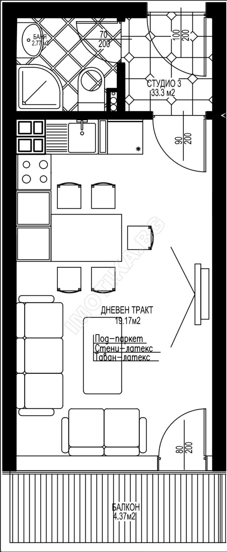 Продава 1-СТАЕН, гр. Варна, Изгрев, снимка 1 - Aпартаменти - 48288865