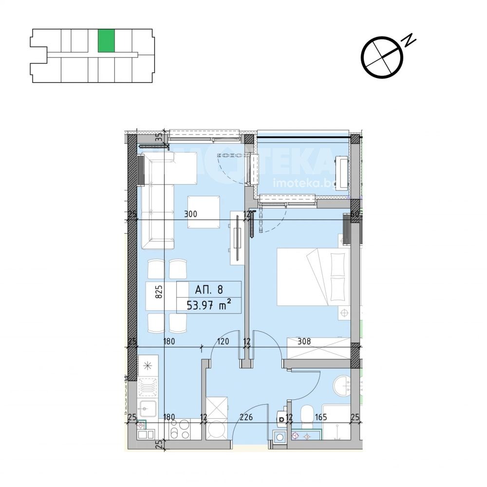 Продава 2-СТАЕН, гр. София, Малинова долина, снимка 4 - Апартаменти - 56428268