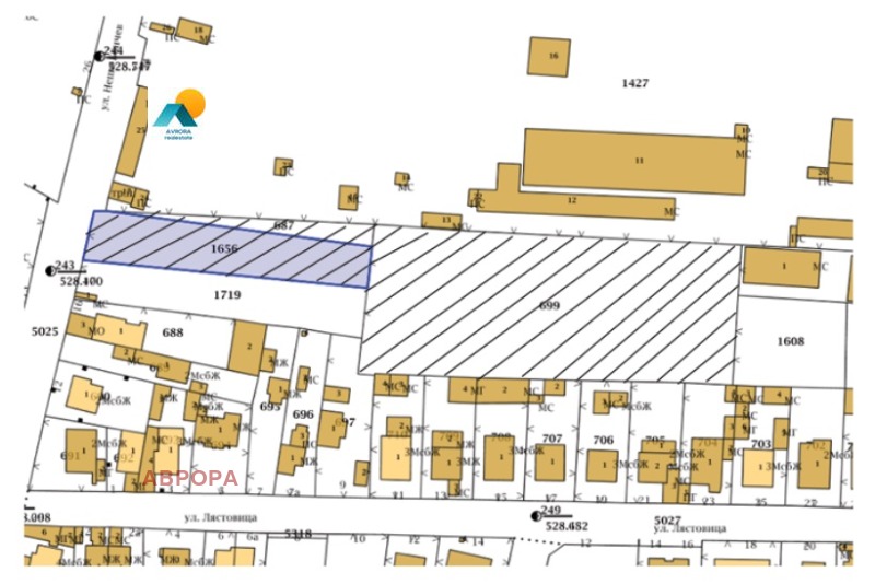 Продава ПАРЦЕЛ в град София, Орландовци - 4920 кв.м / 738 000 € » 1 443 402.54 лв., АВРОРА
