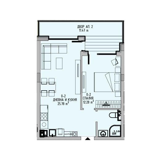 Продава 2-СТАЕН, гр. София, Малинова долина, снимка 3 - Апартаменти - 55257414