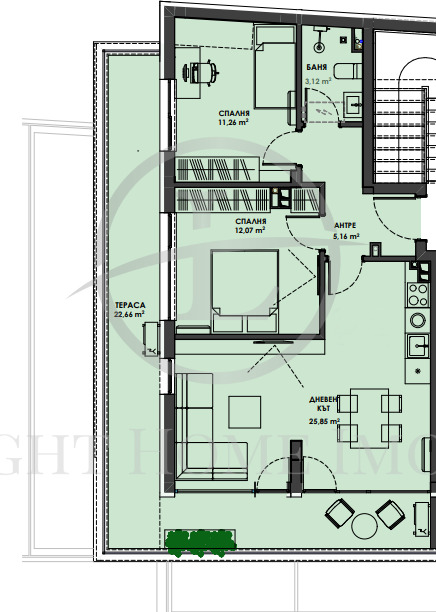 Продава 3-СТАЕН, гр. Пловдив, Христо Смирненски, снимка 6 - Aпартаменти - 48095748