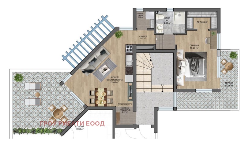Zu verkaufen  1 Schlafzimmer region Varna , Bjala , 104 qm | 86054188 - Bild [7]