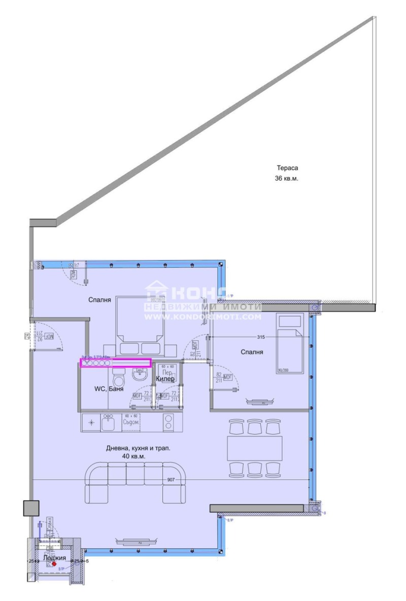 Zu verkaufen  2 Schlafzimmer Plowdiw , Zentar , 134 qm | 74214170 - Bild [2]