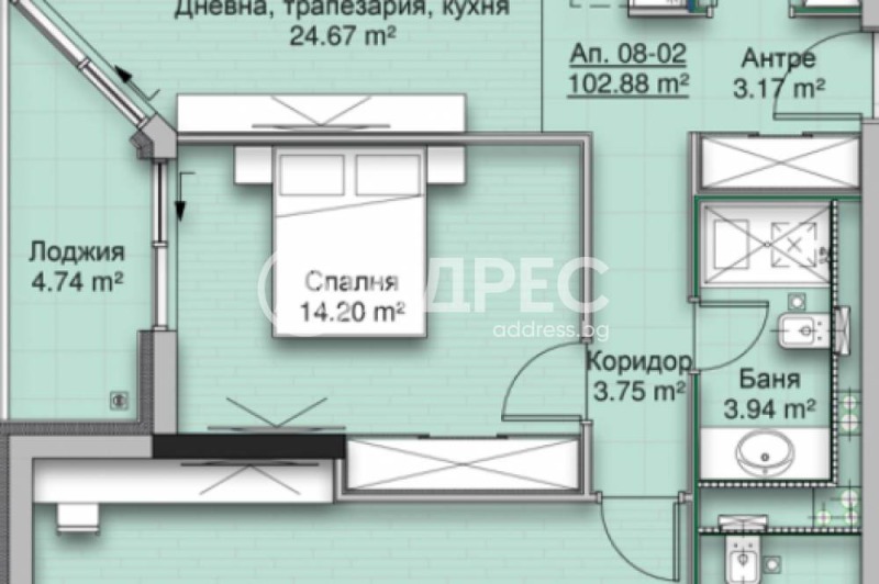 Продава 3-СТАЕН, гр. София, Кръстова вада, снимка 12 - Апартаменти - 52538424