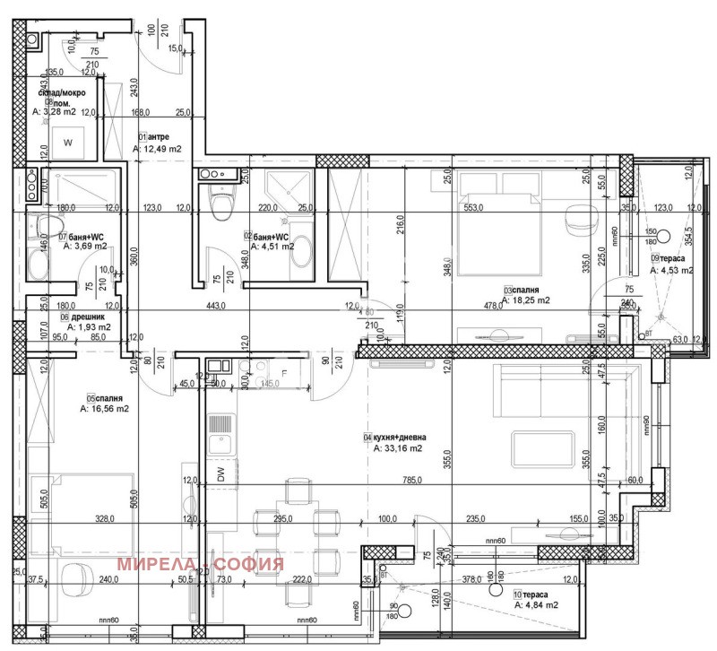 Na sprzedaż  2 sypialnie Sofia , Krastowa wada , 138 mkw | 64000502