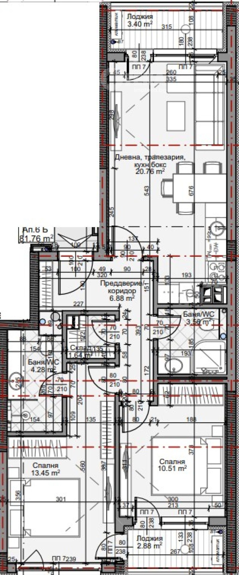 Te koop  2 slaapkamers Sofia , Mladost 4 , 97 m² | 47144540 - afbeelding [2]