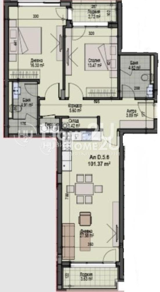 Продава 3-СТАЕН, гр. София, Манастирски ливади, снимка 14 - Апартаменти - 55545141