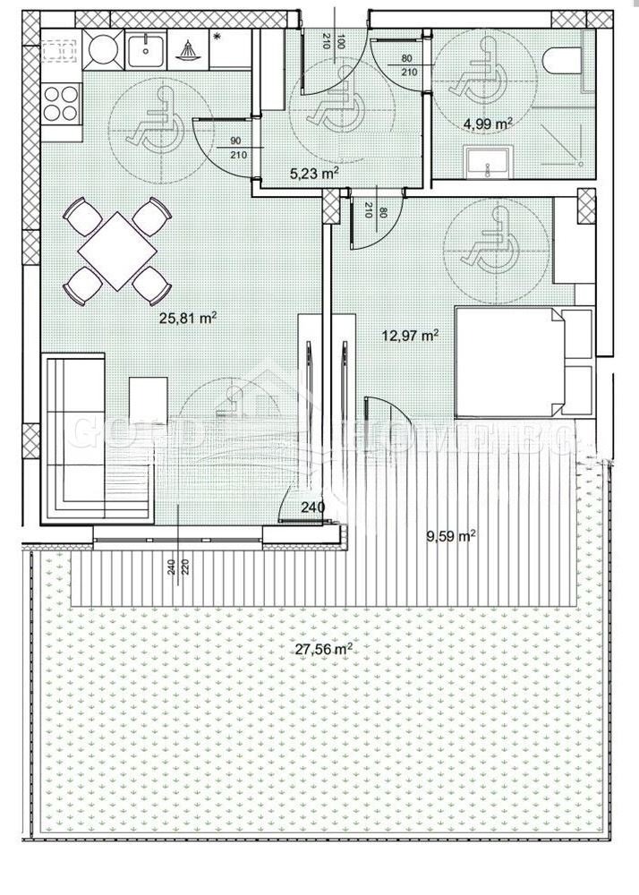 In vendita  1 camera da letto Plovdiv , Belomorski , 95 mq | 46557934 - Immagine [9]