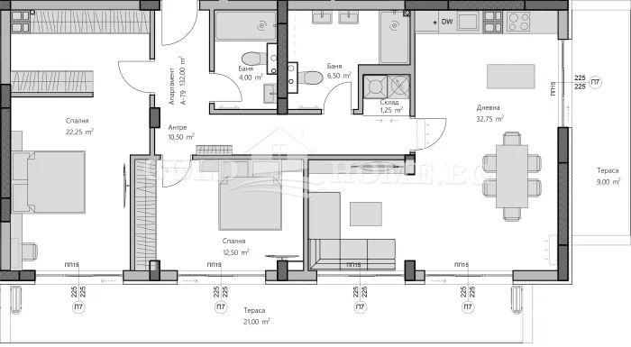 Продава 3-СТАЕН, гр. Пловдив, Христо Смирненски, снимка 9 - Апартаменти - 55823835