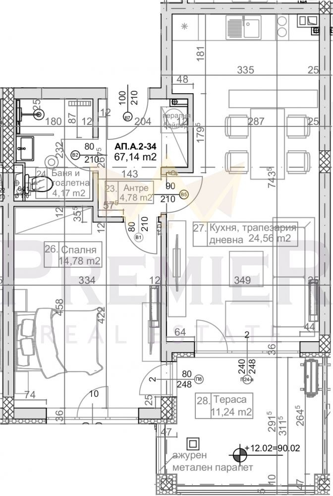 Продава 2-СТАЕН, гр. Варна, к.к. Слънчев ден, снимка 3 - Апартаменти - 52208718