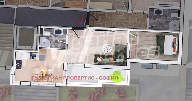 Продава 2-СТАЕН, гр. София, Стрелбище, снимка 3 - Апартаменти - 52693411