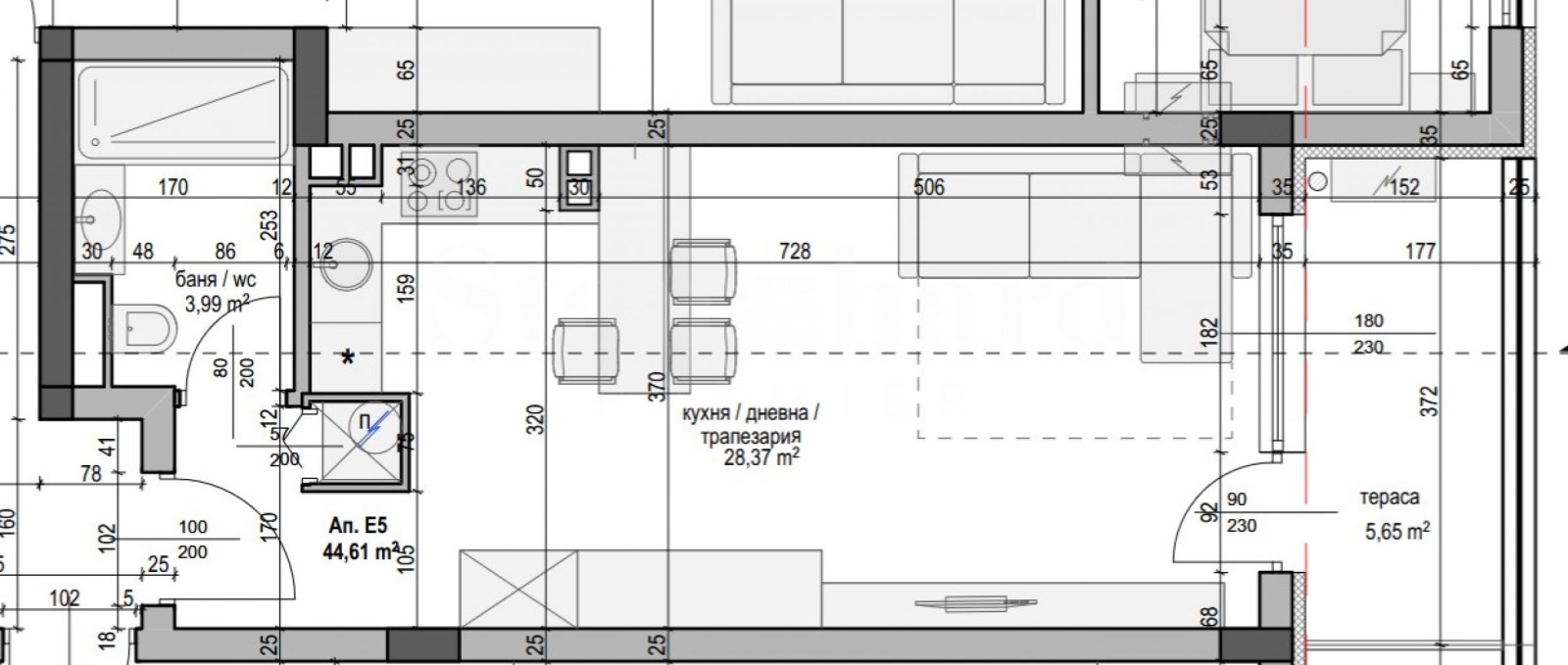Продава 1-СТАЕН, гр. Созопол, област Бургас, снимка 2 - Апартаменти - 54718603