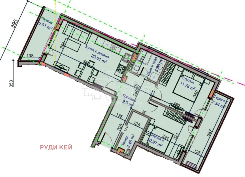 Zu verkaufen  2 Schlafzimmer Warna , Wazraschdane 1 , 103 qm | 81239618 - Bild [5]