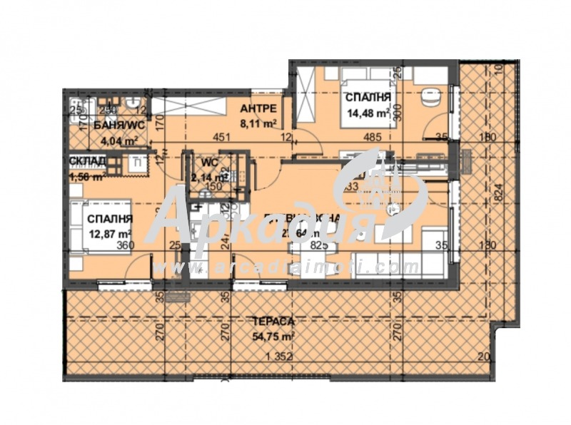 Продава 3-СТАЕН, гр. Пловдив, Остромила, снимка 2 - Апартаменти - 52401920