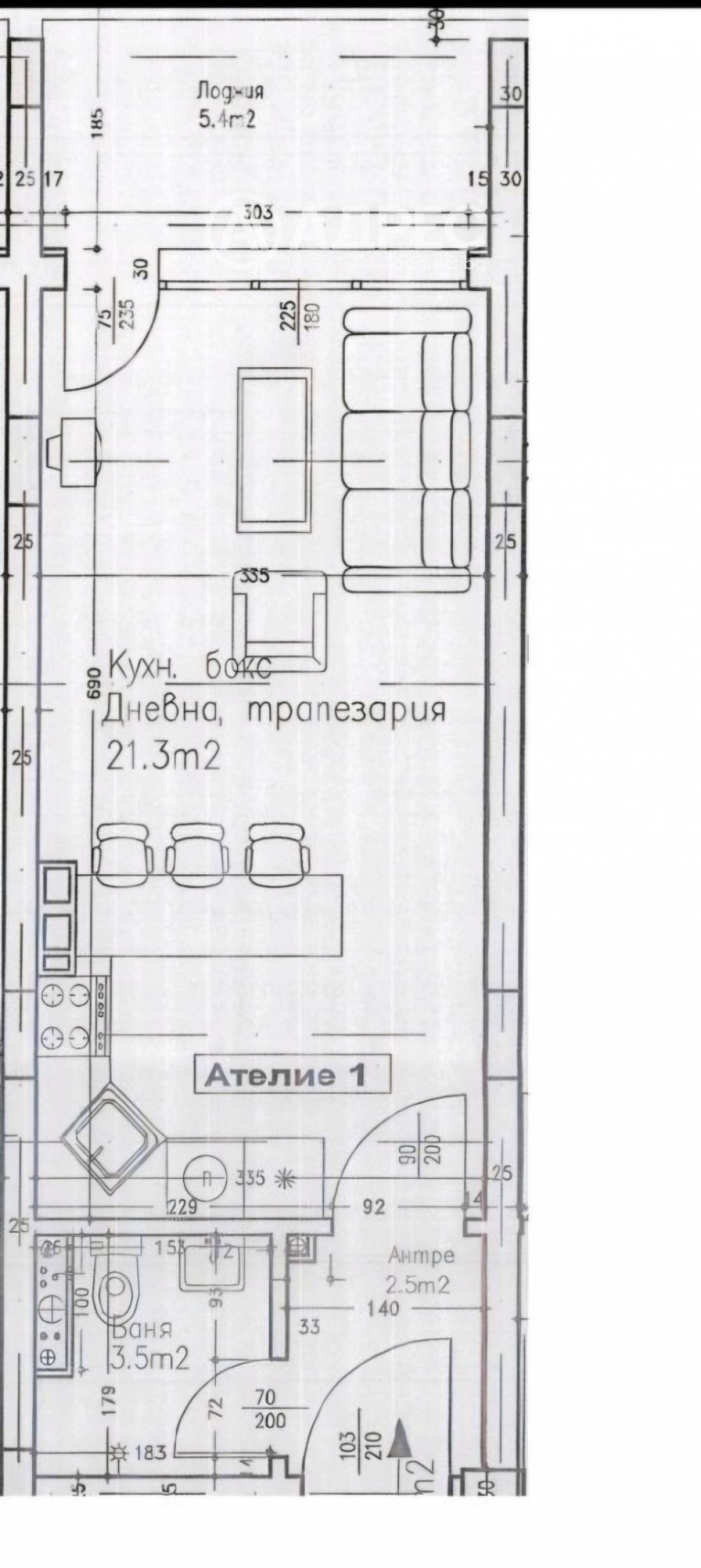 Продава 1-СТАЕН, гр. София, Люлин 2, снимка 3 - Апартаменти - 54913837