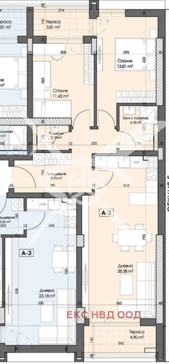 Продава  3-стаен, град Пловдив, Кършияка •  134 910 EUR • ID 42013538 — holmes.bg - [1] 