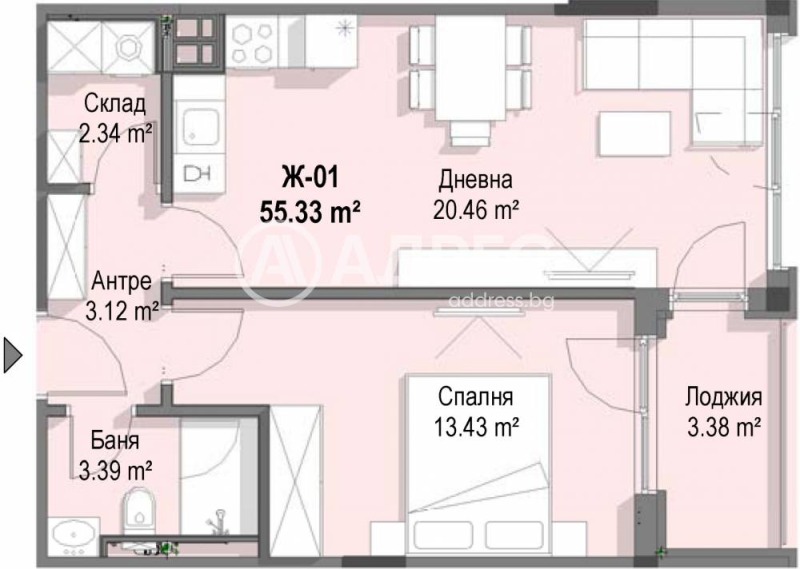 Zu verkaufen  2 Schlafzimmer Sofia , Krastowa wada , 106 qm | 77363123 - Bild [3]