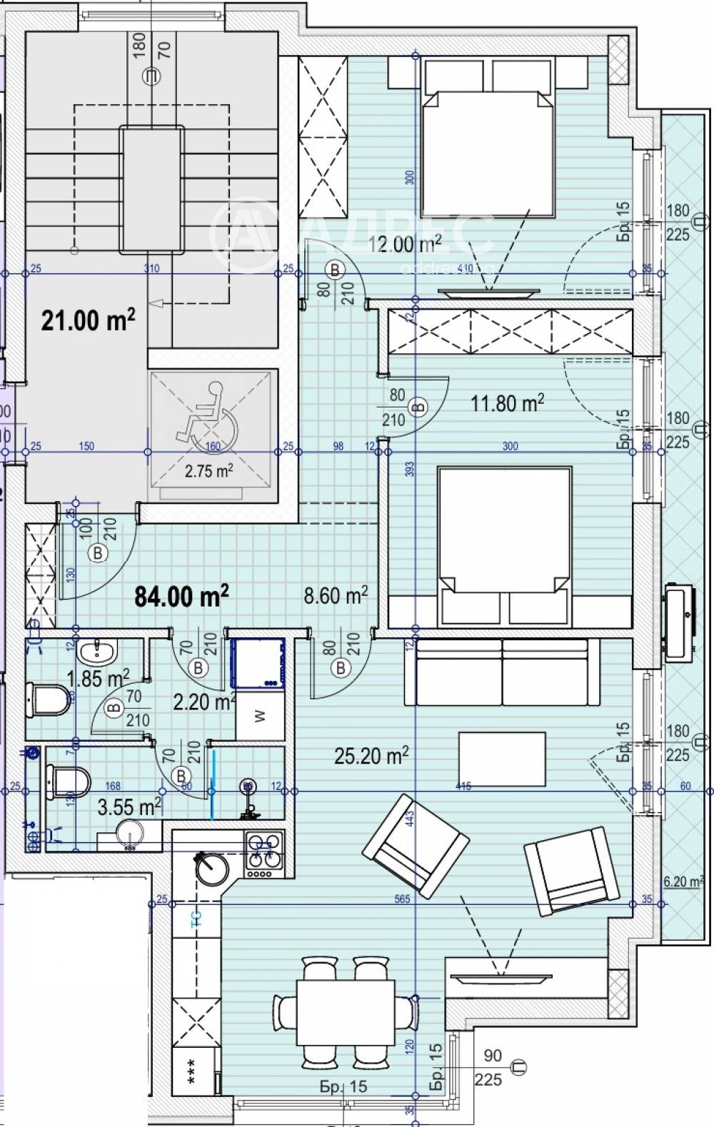 Продава 3-СТАЕН, гр. София, Център, снимка 3 - Апартаменти - 56528703