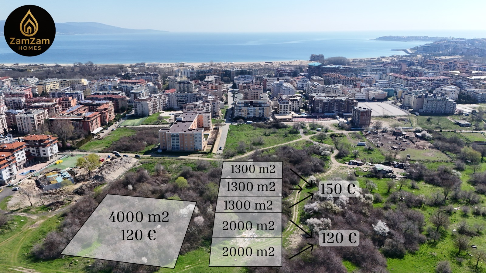 Продава ПАРЦЕЛ, к.к. Слънчев бряг, област Бургас