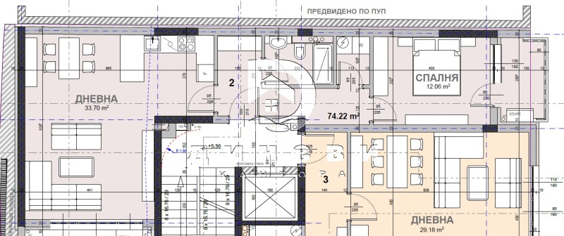 Eladó  1 hálószoba Stara Zagora , Ajazmoto , 99 négyzetméter | 11133804 - kép [4]