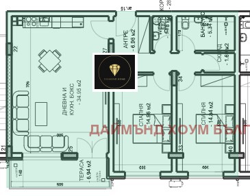 Продава 3-СТАЕН, гр. Пловдив, Младежки Хълм, снимка 2 - Апартаменти - 50545020