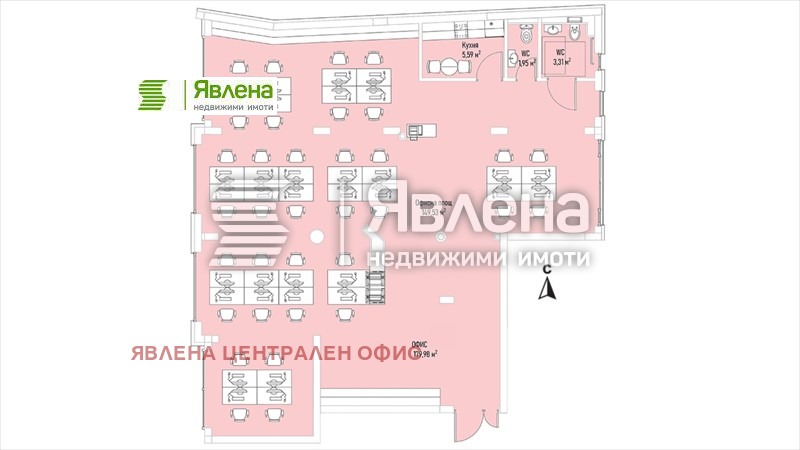 Продава  Офис град София , Лозенец , 210 кв.м | 25465543 - изображение [4]