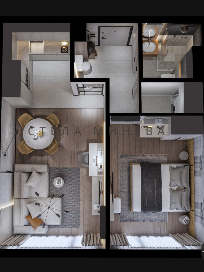 En venta  1 dormitorio Plovdiv , Tsentar , 67 metros cuadrados | 64711781 - imagen [11]