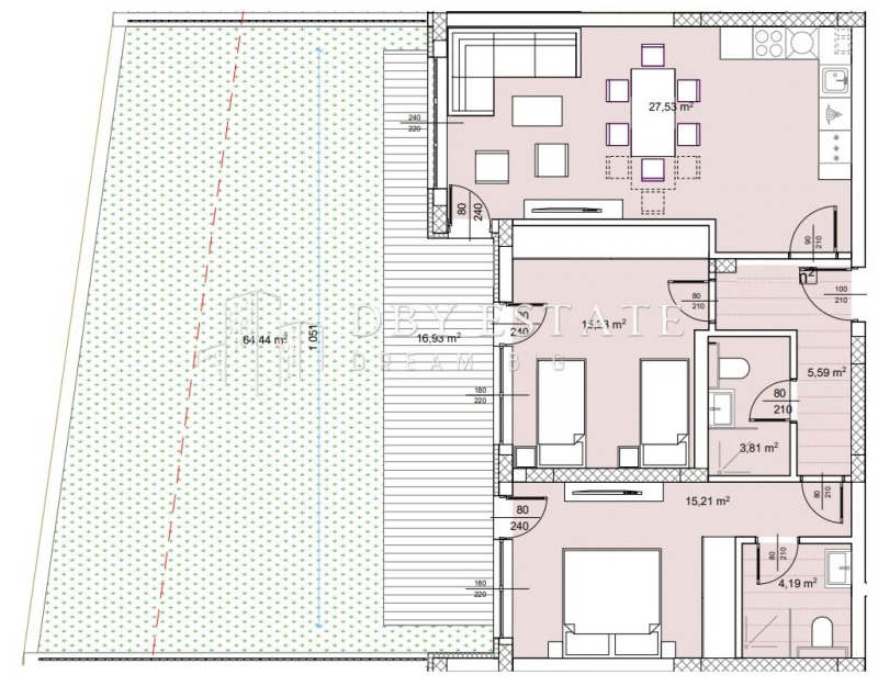 Продава 3-СТАЕН, гр. Пловдив, Беломорски, снимка 6 - Aпартаменти - 46818011