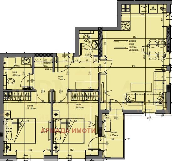 Продава 3-СТАЕН, гр. Пловдив, Христо Смирненски, снимка 7 - Aпартаменти - 47256914