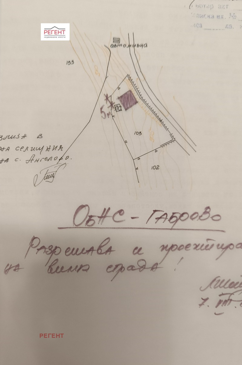 Na prodej  Spiknutí oblast Gabrovo , Angelov , 900 m2 | 62174768