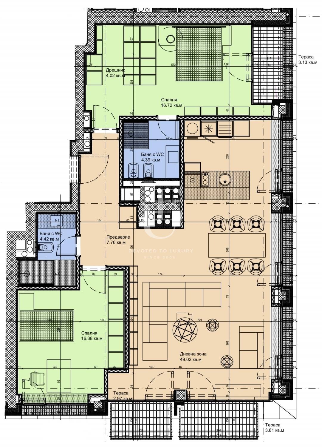 Продава 3-СТАЕН, гр. София, Манастирски ливади, снимка 12 - Апартаменти - 54029601