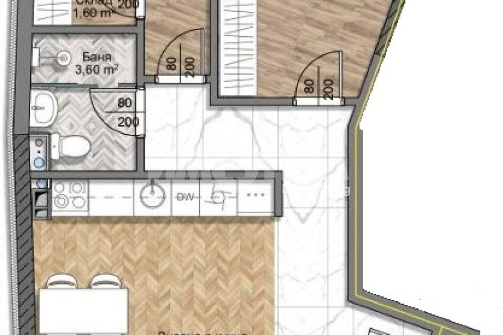Продава 3-СТАЕН, гр. София, Овча купел, снимка 2 - Апартаменти - 54518464