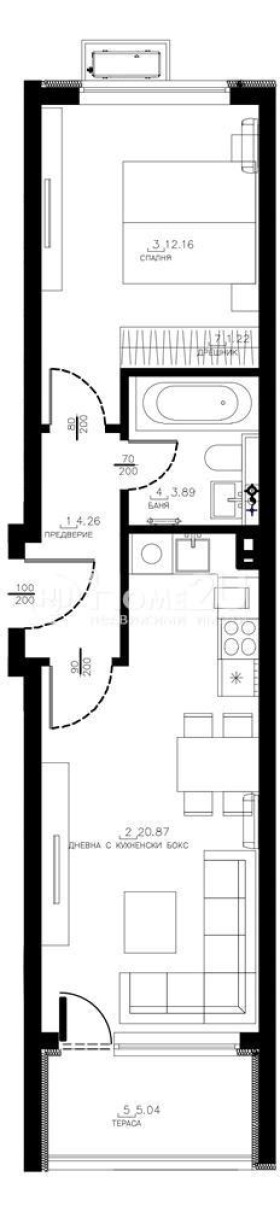 Продава  2-стаен град София , Малинова долина , 67 кв.м | 71123378 - изображение [11]