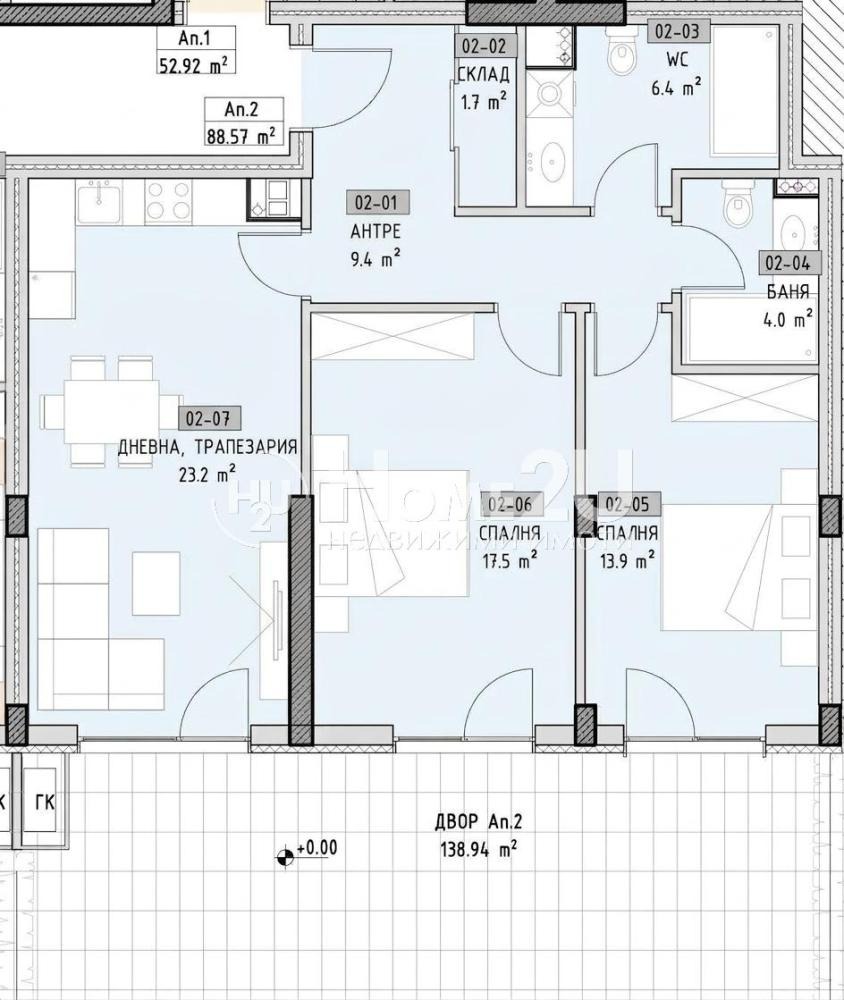 Продава 3-СТАЕН, гр. София, Малинова долина, снимка 6 - Апартаменти - 54327111