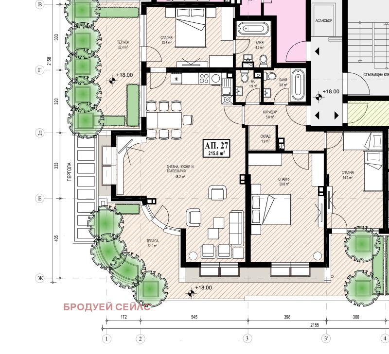 Продаја  3 спаваће собе Софија , Лагера , 216 м2 | 77957352 - слика [10]