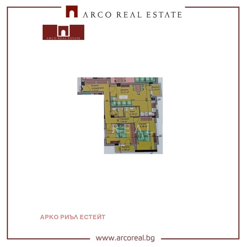 Продается  2 спальни София , Люлин - център , 110 кв.м | 44660309