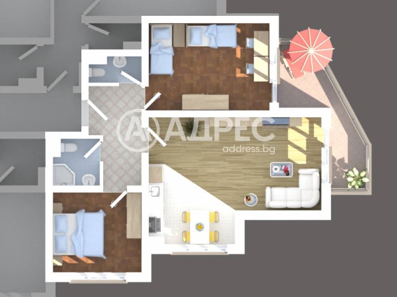 À venda  2 quartos Sofia , Ovtcha kupel 2 , 98 m² | 23306821