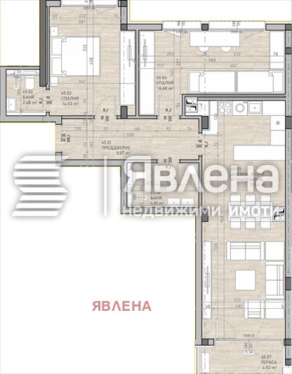 Продава 3-СТАЕН, гр. София, Сухата река, снимка 2 - Aпартаменти - 48999436