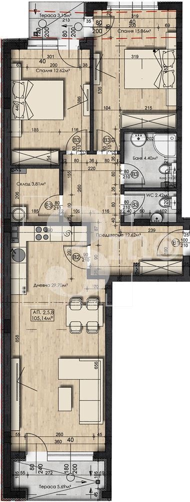 Продава 3-СТАЕН | Imot.bg — изображение 2