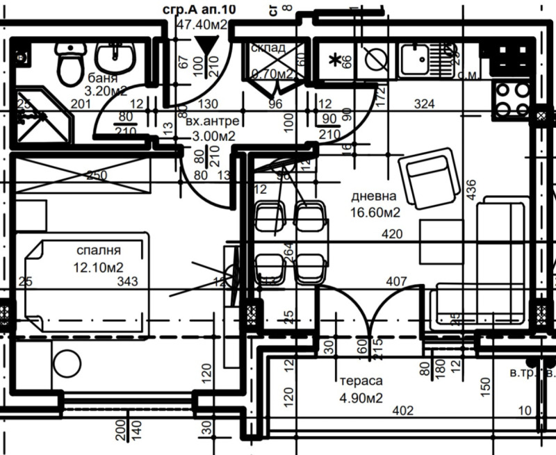 Продава 2-СТАЕН, гр. Пловдив, Христо Смирненски, снимка 5 - Aпартаменти - 49473171