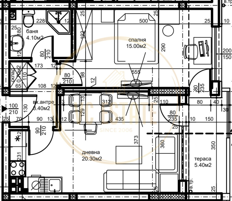 Продава  2-стаен град Пловдив , Христо Смирненски , 65 кв.м | 86670091 - изображение [6]