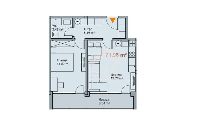 En venta  1 dormitorio Varna , k.k. Chayka , 71 metros cuadrados | 82550460 - imagen [3]