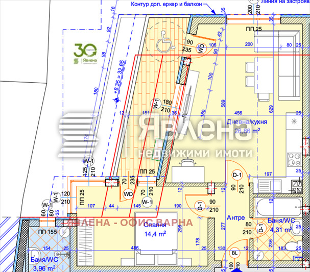 Продава 2-СТАЕН, гр. Варна, Погреби, снимка 2 - Апартаменти - 54624467